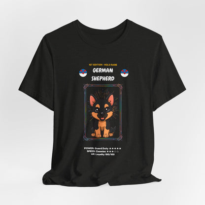 German Shepherd Rookie Card t-shirt - trading card design view 15
