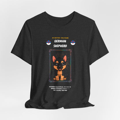 German Shepherd Rookie Card t-shirt - trading card design view 21