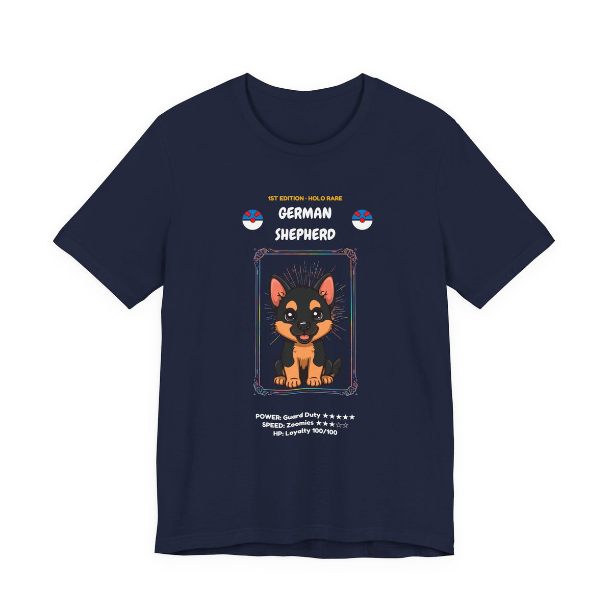 German Shepherd Rookie Card t-shirt - trading card design view 24