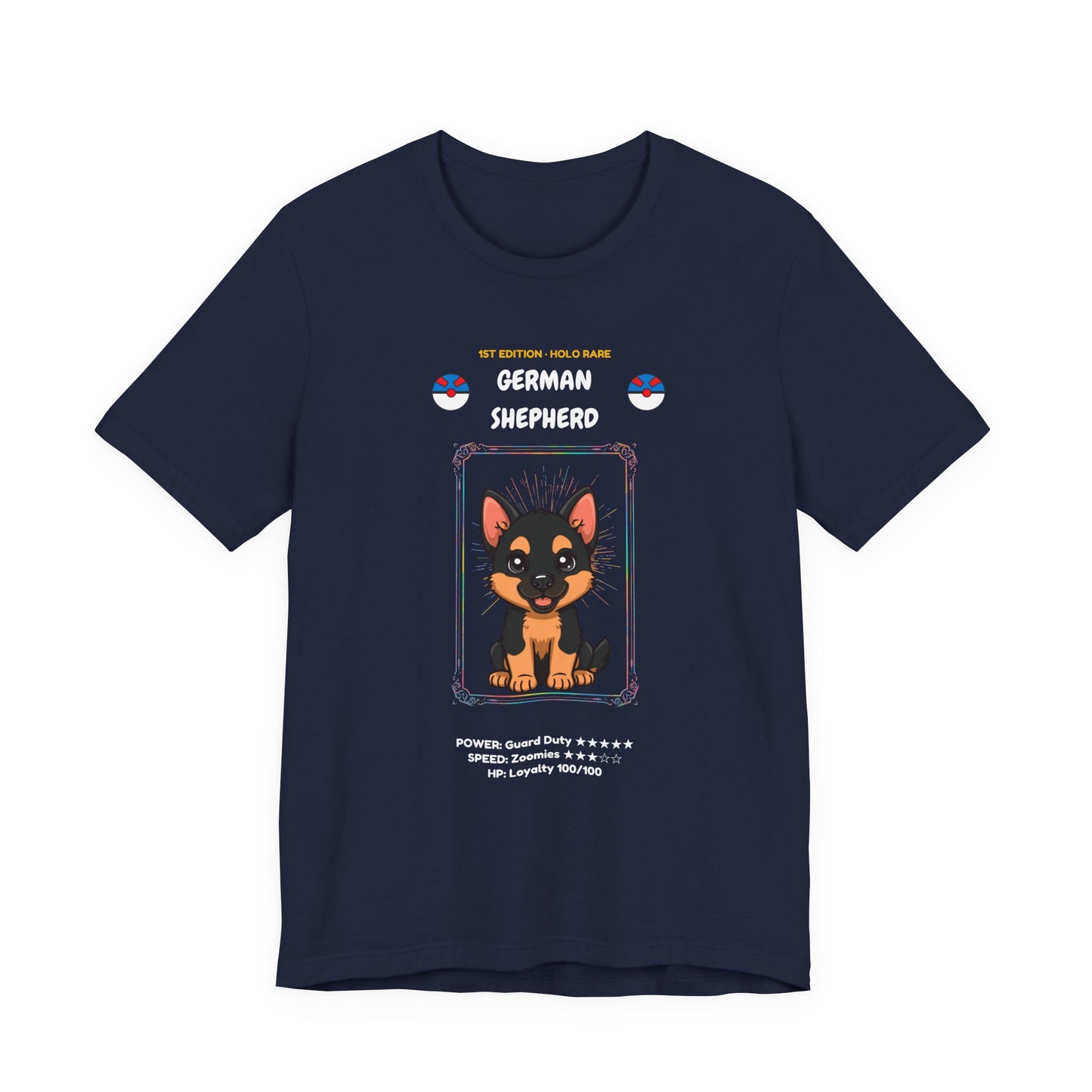 German Shepherd Rookie Card t-shirt - trading card design view 24
