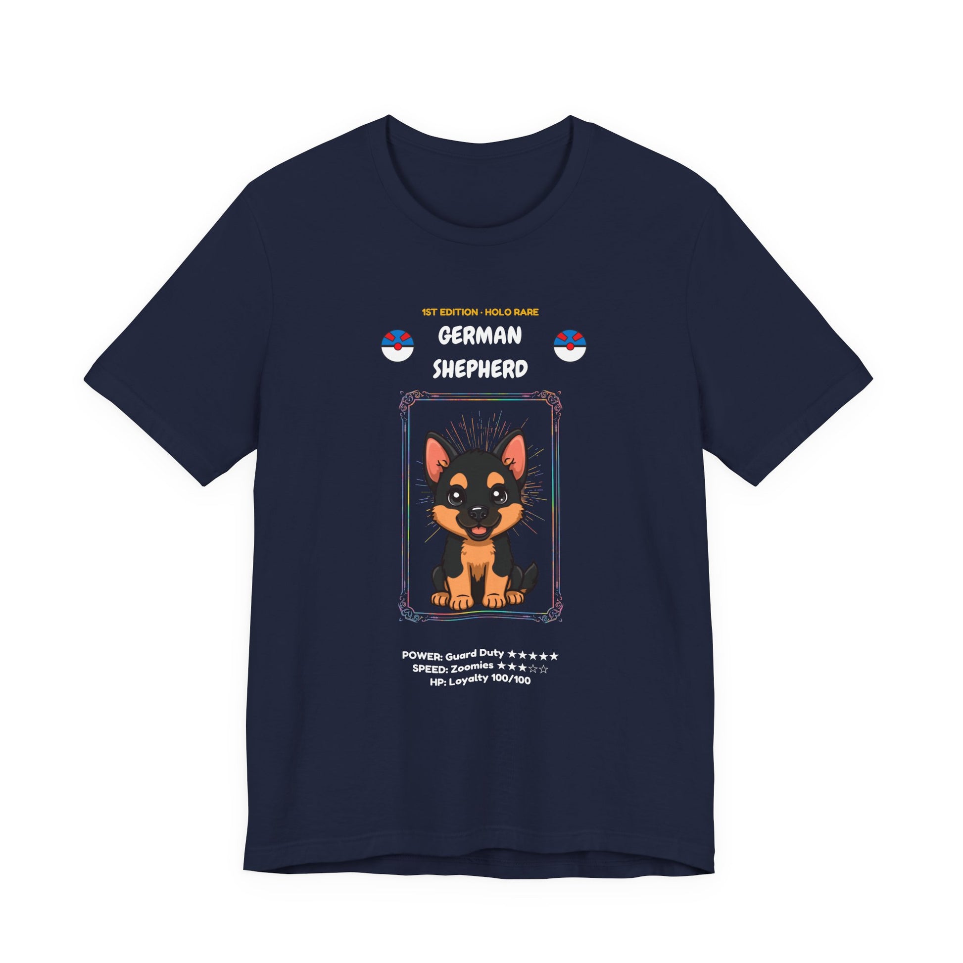 German Shepherd Rookie Card t-shirt - trading card design view 24