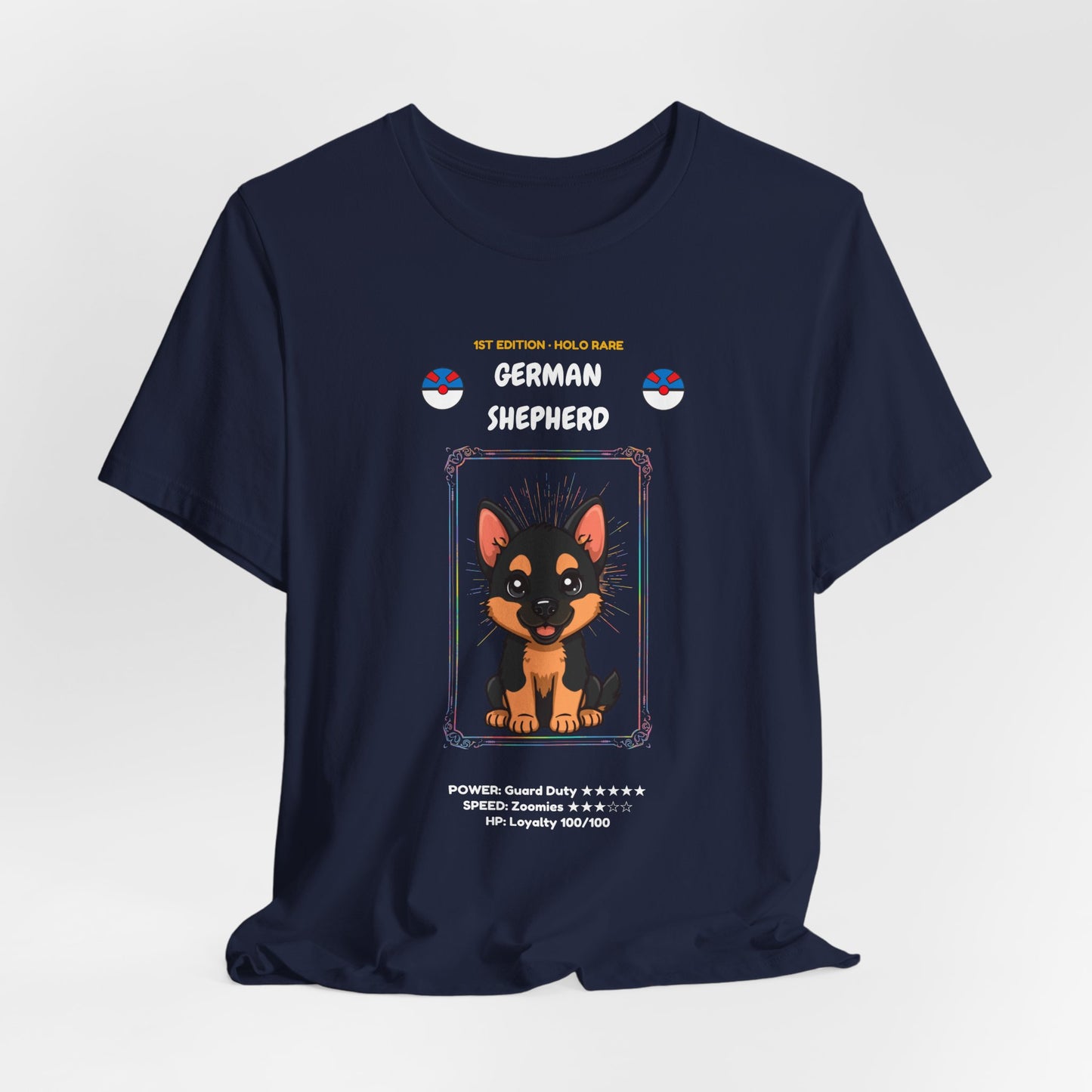 German Shepherd Rookie Card t-shirt - trading card design view 27