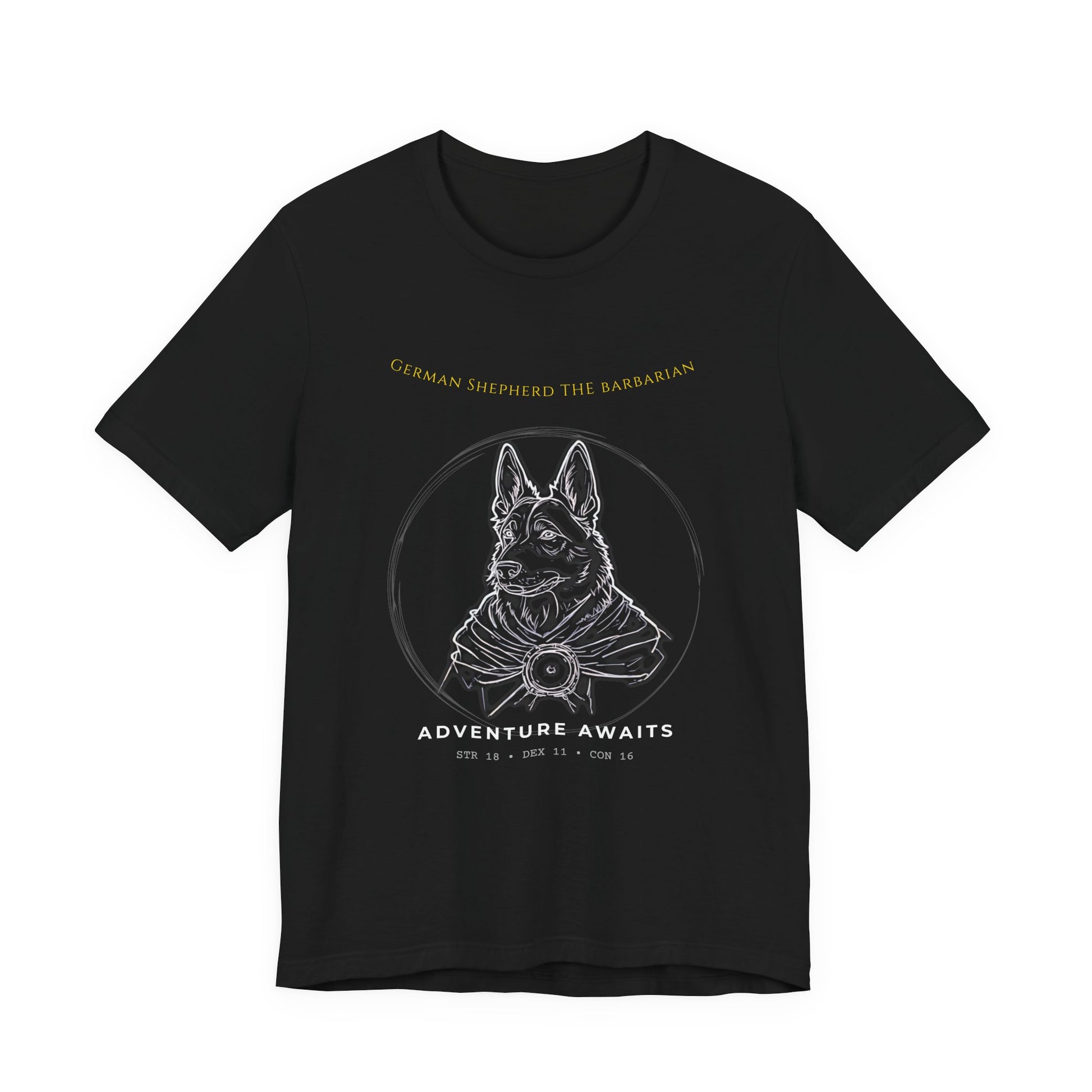 German Shepherd The Barbarian T-Shirt lifestyle photo