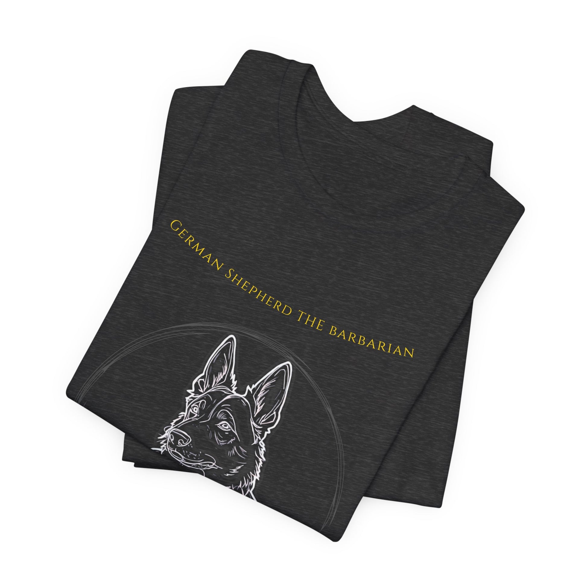 German Shepherd The Barbarian T-Shirt unisex fit