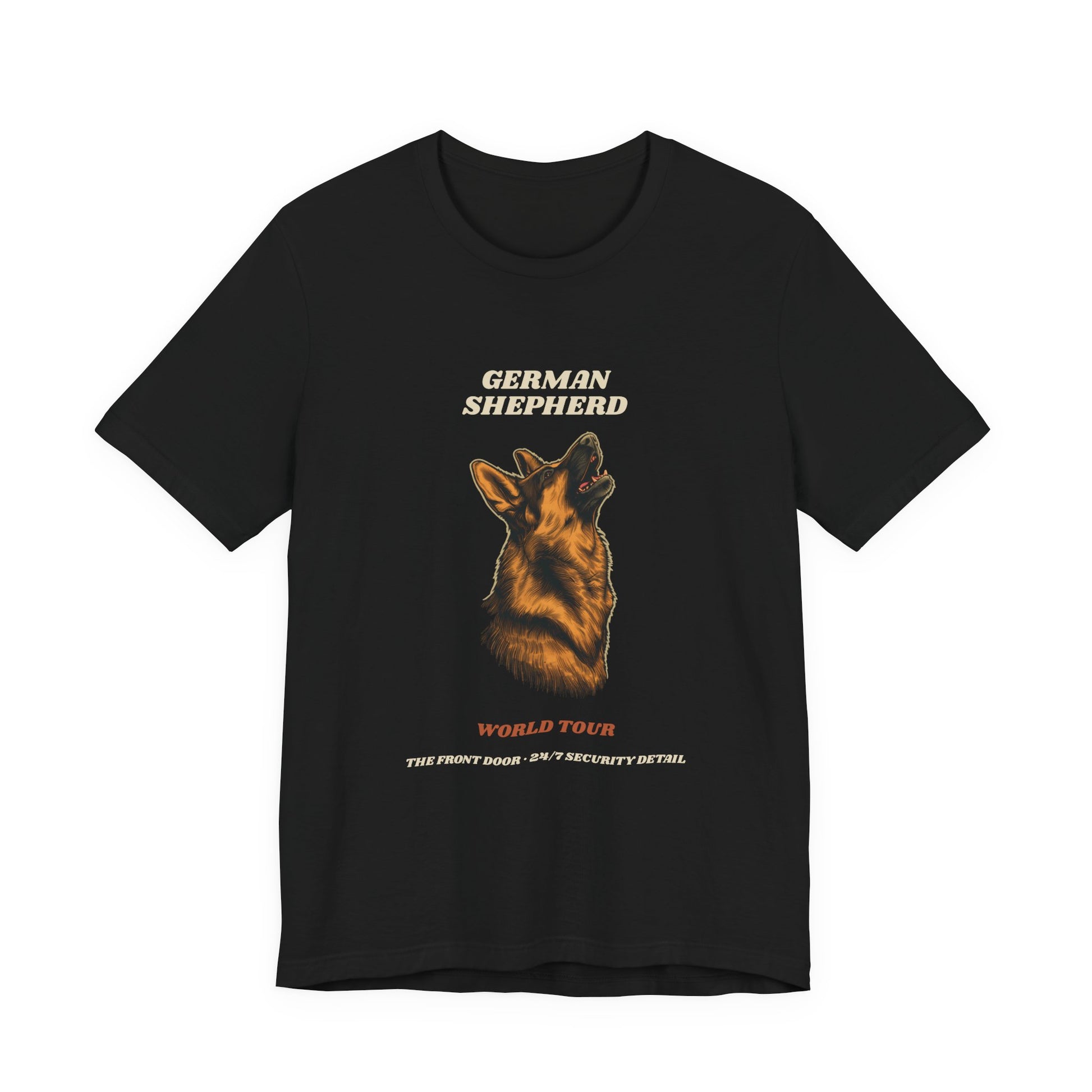 World Tour funny German Shepherd vintage band tee