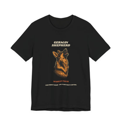 World Tour funny German Shepherd vintage band tee