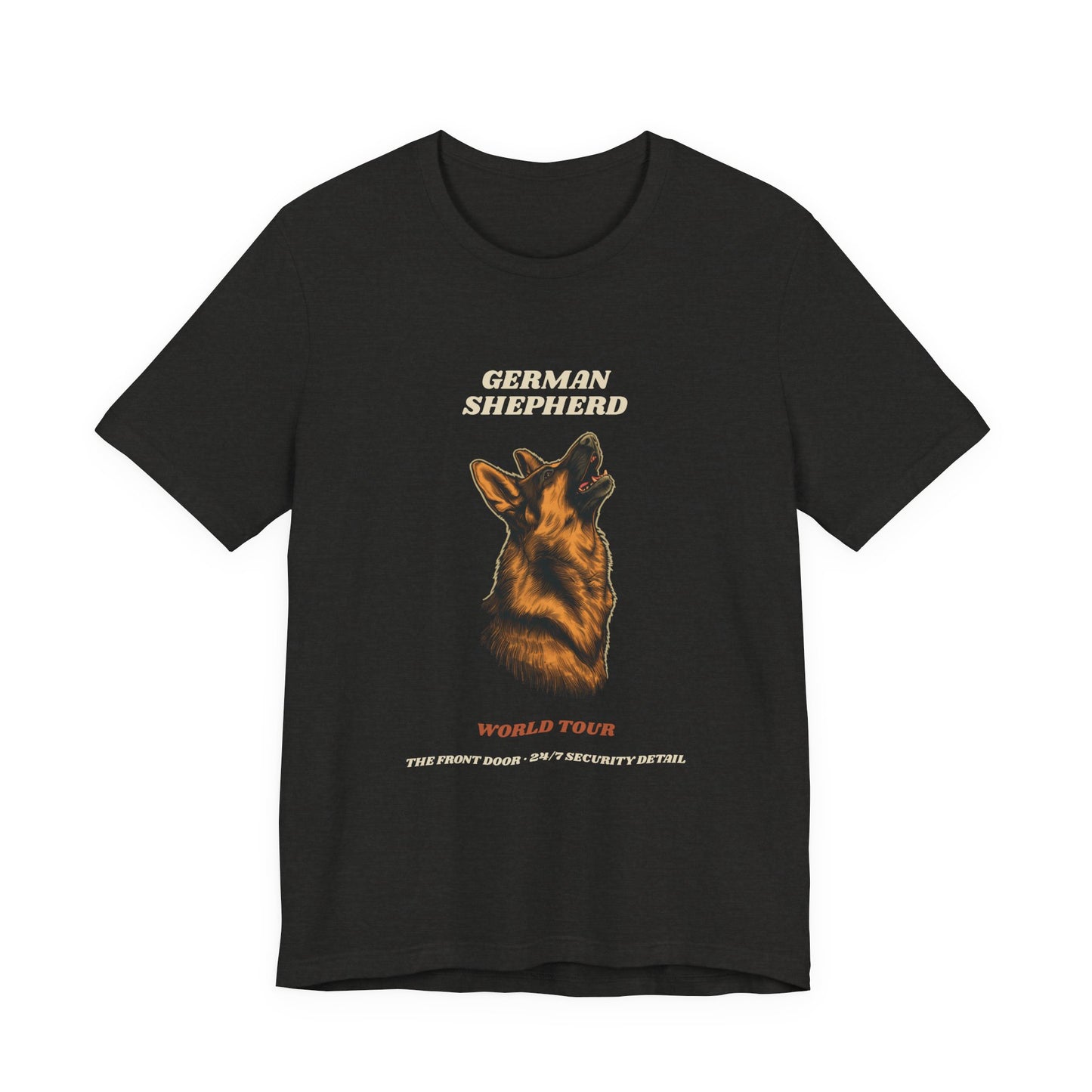 World Tour funny German Shepherd vintage band tee