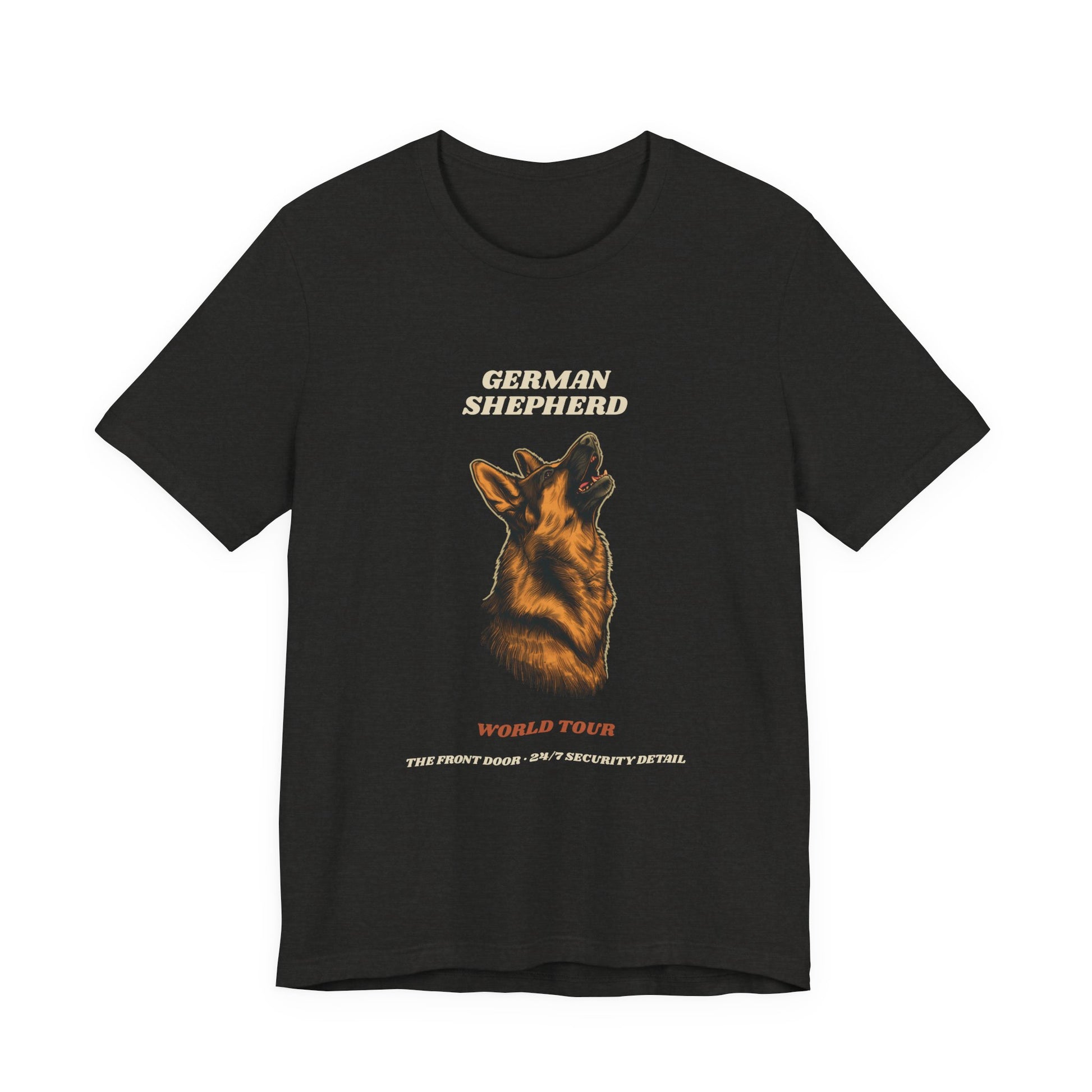 World Tour funny German Shepherd vintage band tee