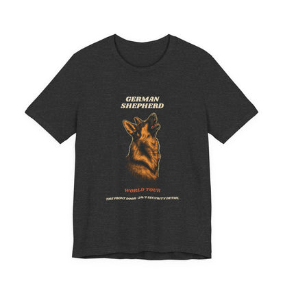 World Tour funny German Shepherd vintage band tee