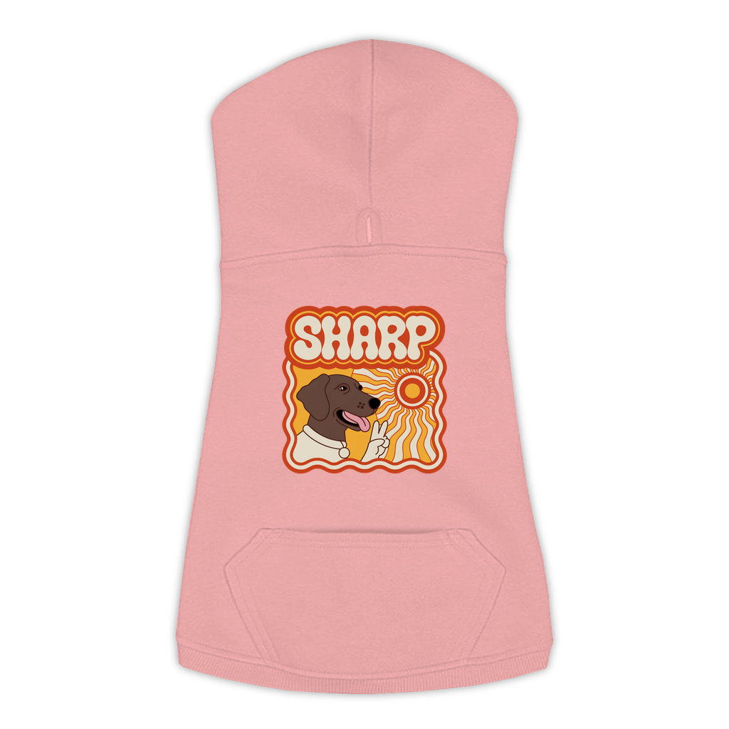 German Shorthaired Pointer Groovy Hoodie – Mauvelous – Front