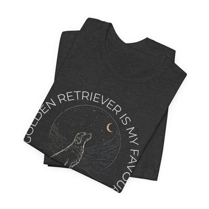Golden Retriever Cosmic Companion T-Shirt gift for dog mum