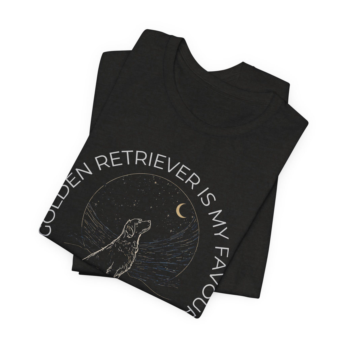 Golden Retriever Cosmic Companion T-Shirt unisex fit