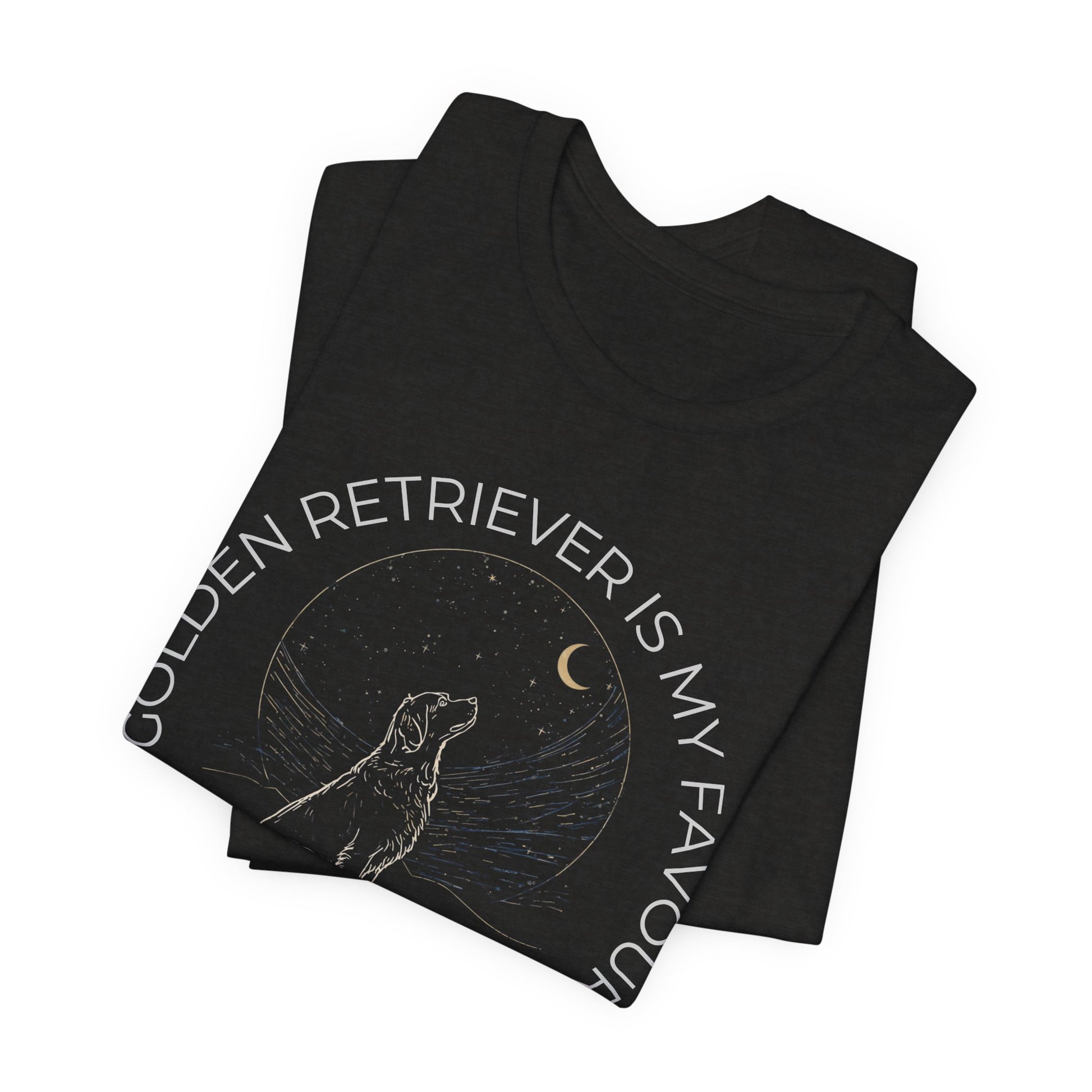 Golden Retriever Cosmic Companion T-Shirt unisex fit