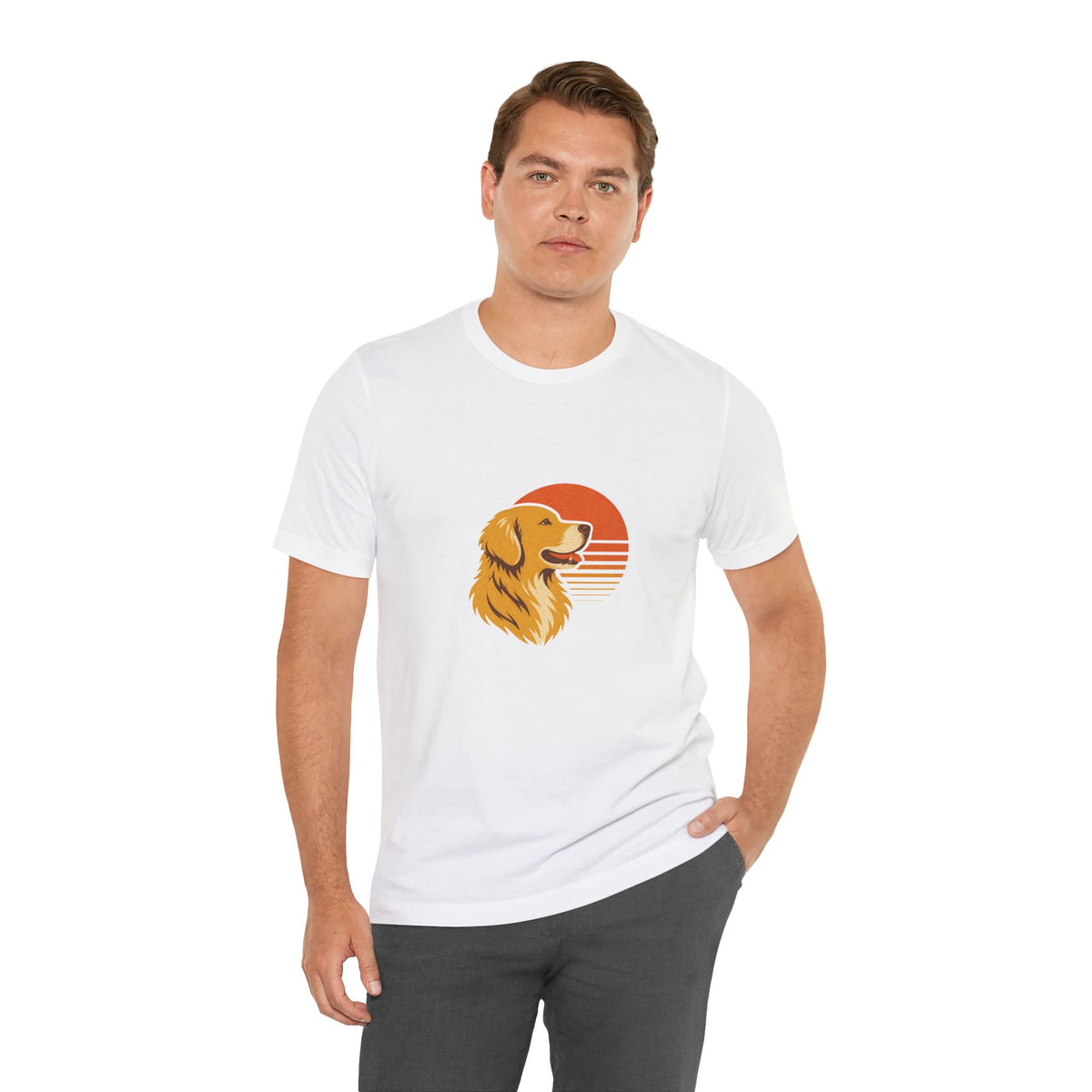 Golden Retriever Golden Hour T-Shirt — SniffWaggleNWalk™ photo 10