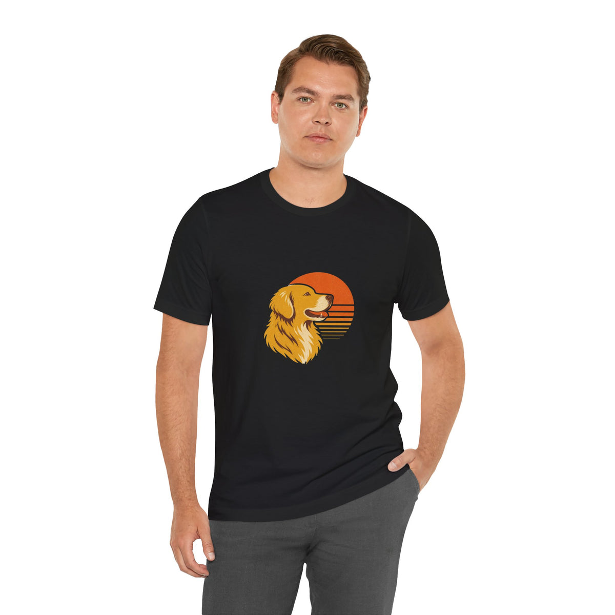 Golden Retriever Golden Hour T-Shirt — SniffWaggleNWalk™ photo 5