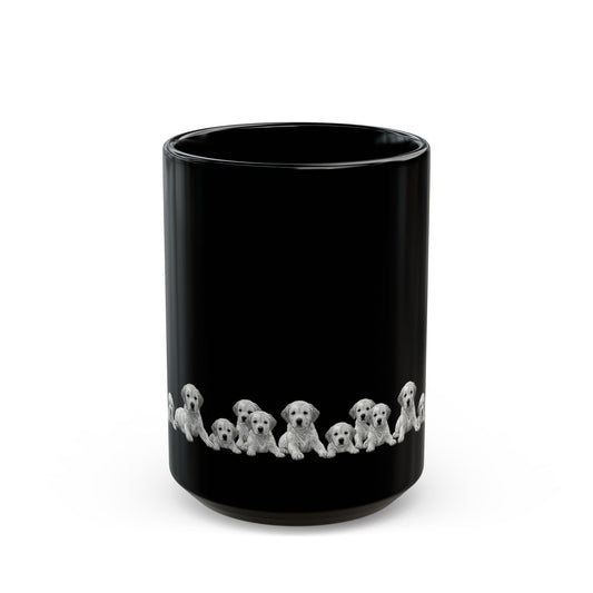 Golden Retriever coffee mug front view