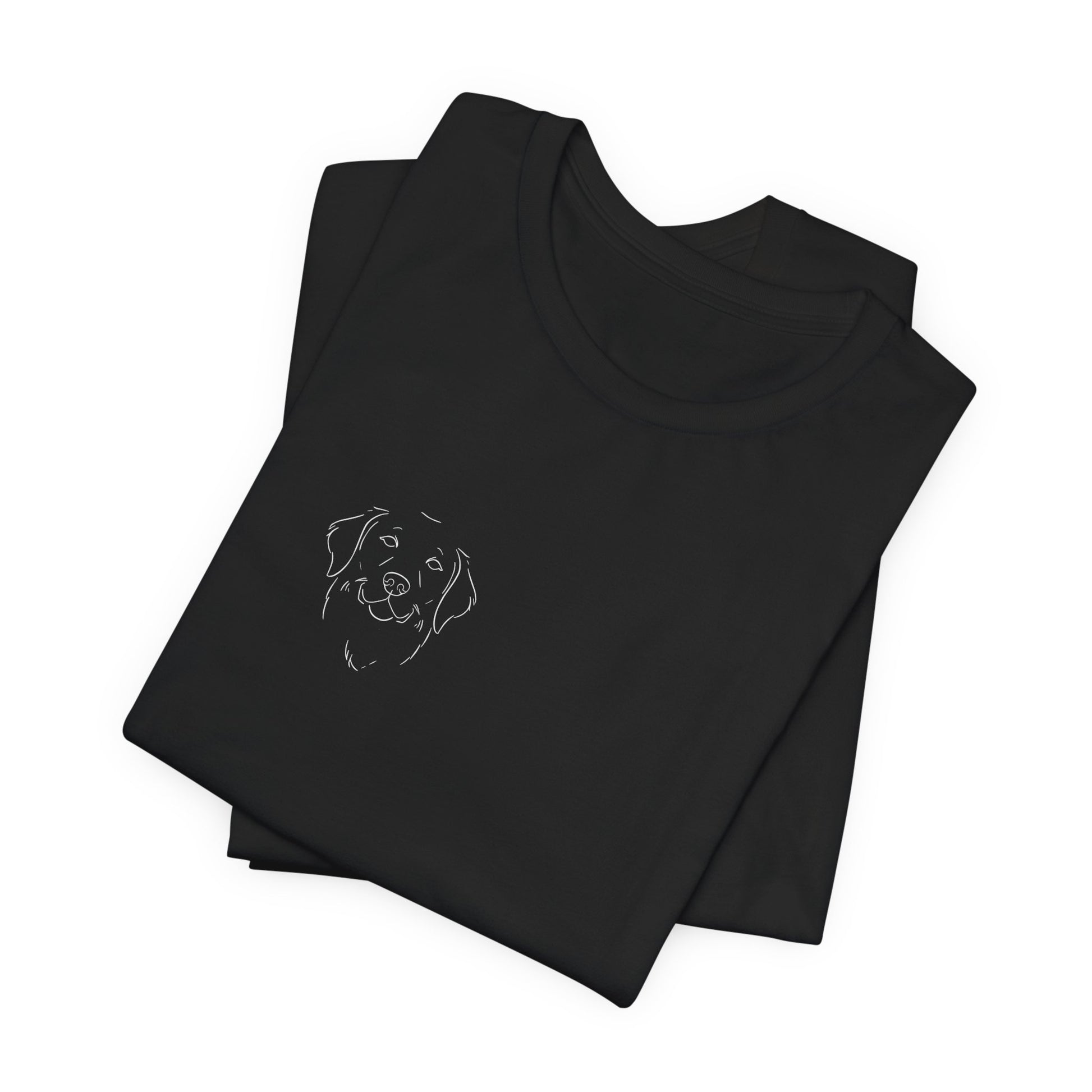 Golden Retriever premium minimalist t-shirt - SniffWaggleNWalk