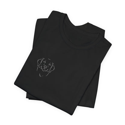 Golden Retriever premium minimalist t-shirt - SniffWaggleNWalk