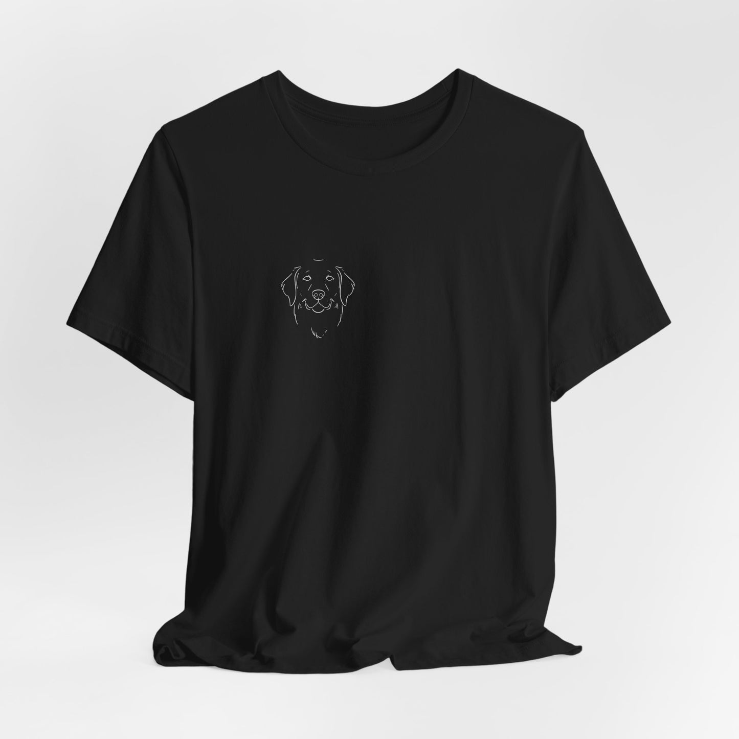 Golden Retriever premium minimalist t-shirt - SniffWaggleNWalk