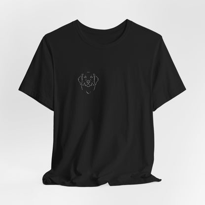 Golden Retriever premium minimalist t-shirt - SniffWaggleNWalk