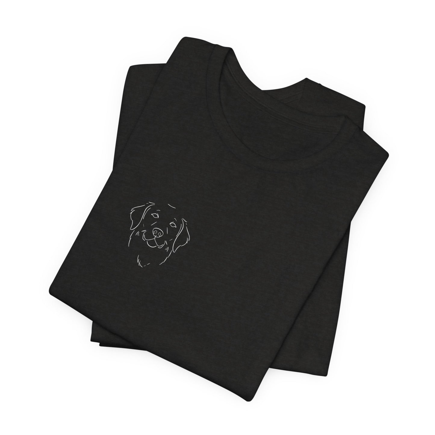 Golden Retriever premium minimalist t-shirt - SniffWaggleNWalk