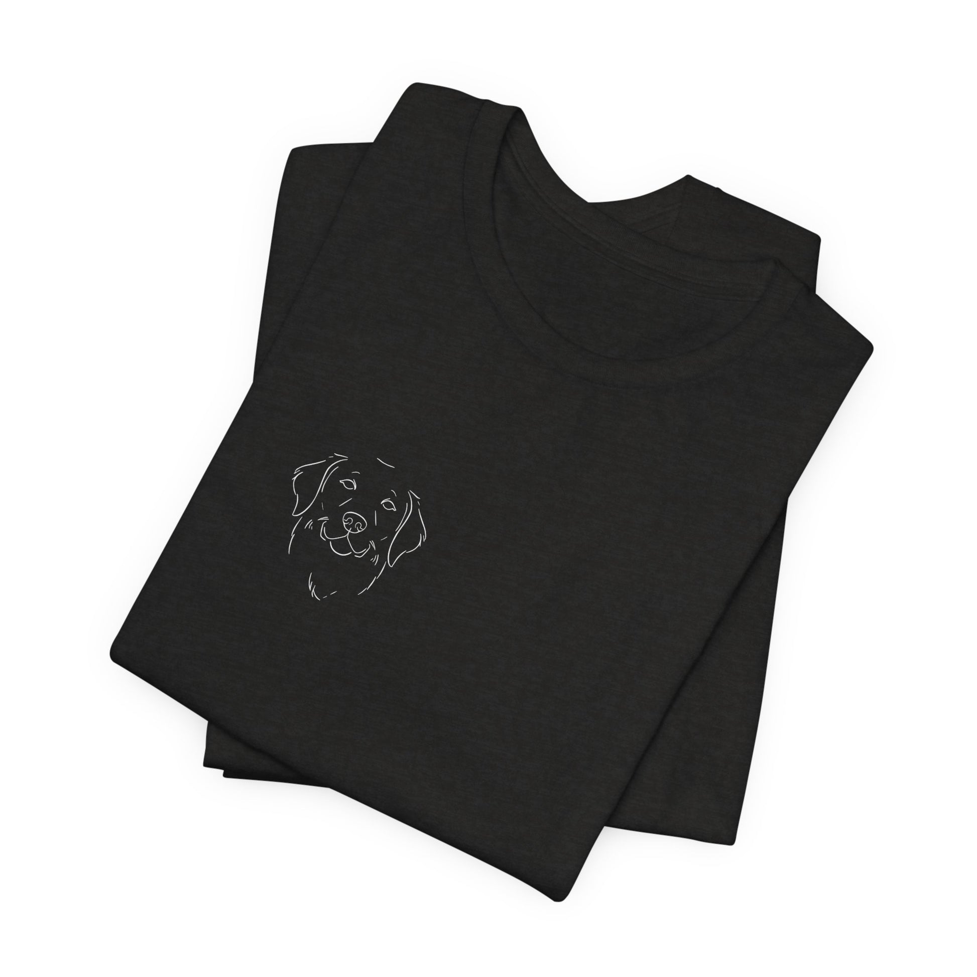 Golden Retriever premium minimalist t-shirt - SniffWaggleNWalk