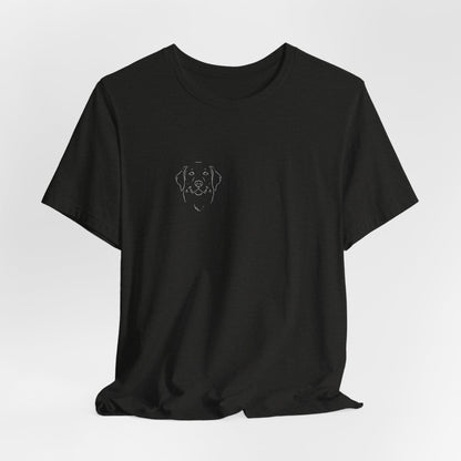 Golden Retriever premium minimalist t-shirt - SniffWaggleNWalk