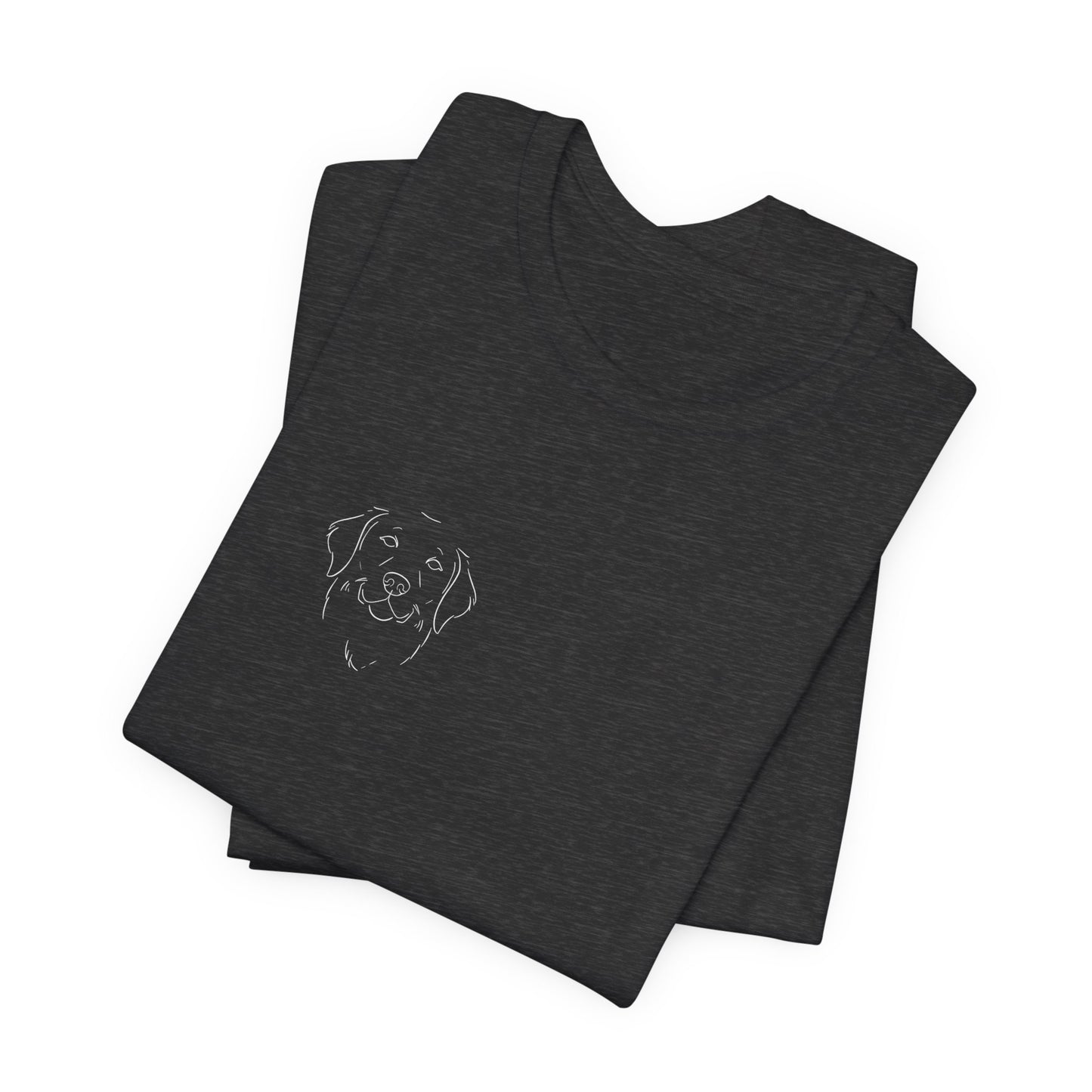 Golden Retriever premium minimalist t-shirt - SniffWaggleNWalk