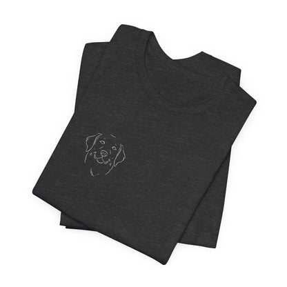 Golden Retriever premium minimalist t-shirt - SniffWaggleNWalk
