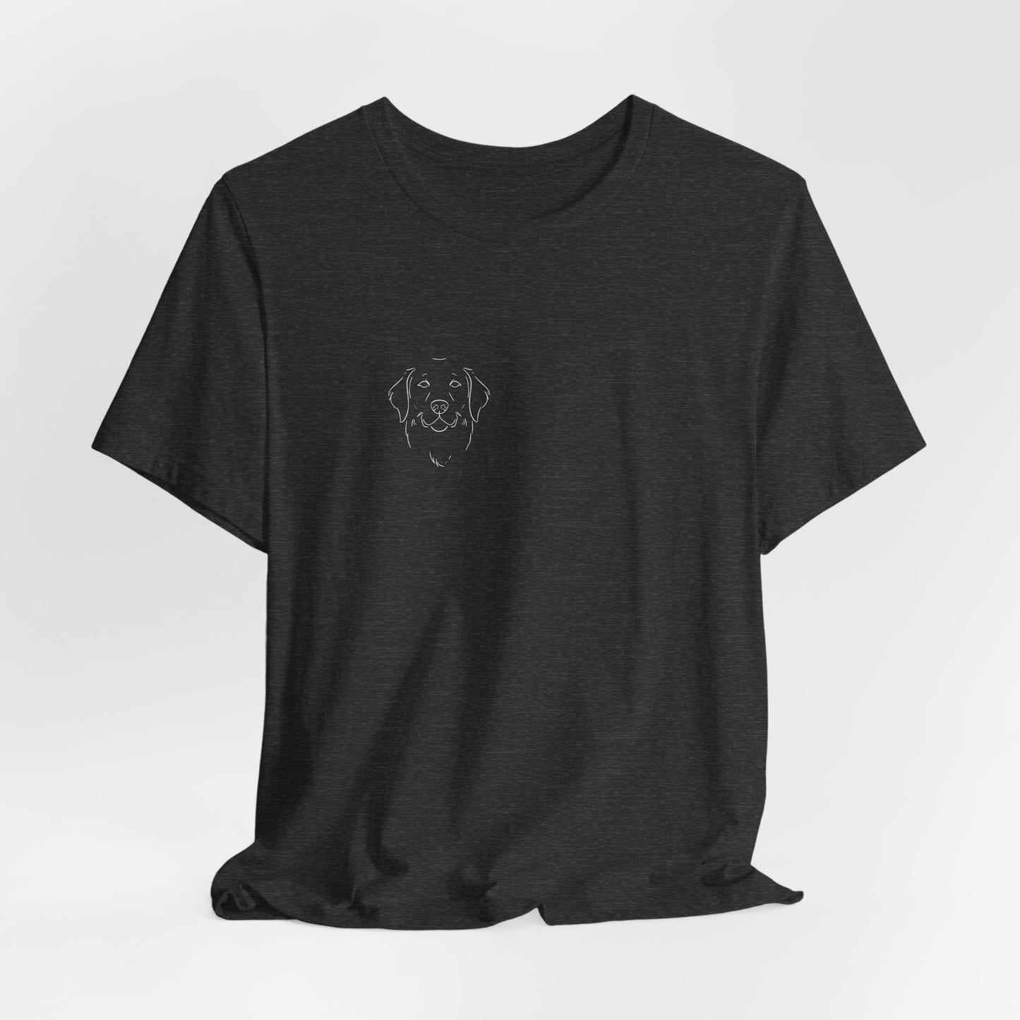 Golden Retriever premium minimalist t-shirt - SniffWaggleNWalk