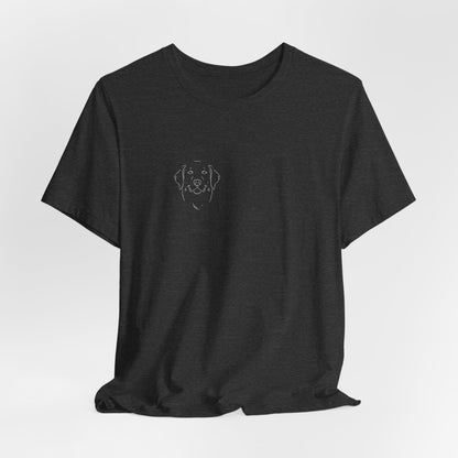 Golden Retriever premium minimalist t-shirt - SniffWaggleNWalk