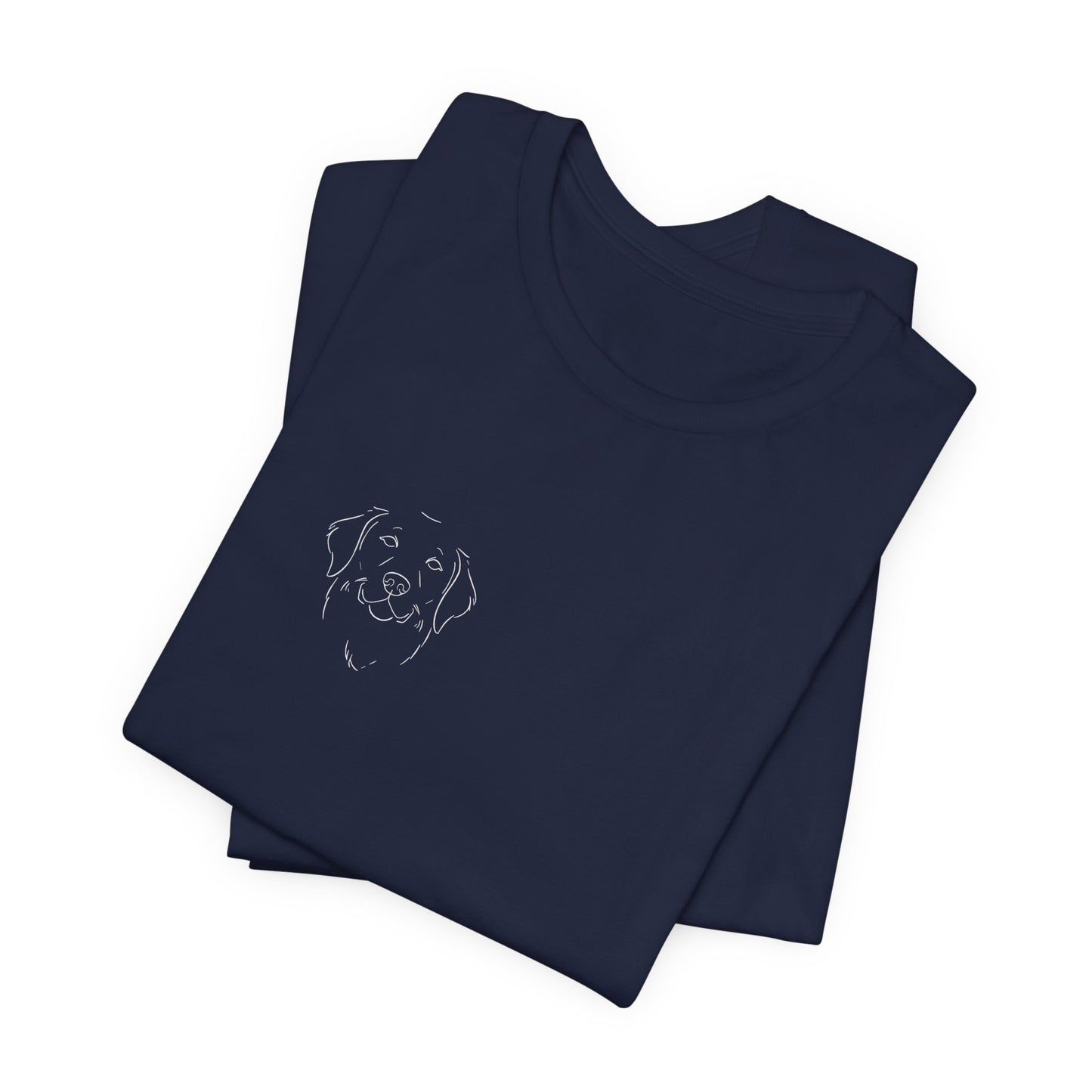 Golden Retriever premium minimalist t-shirt - SniffWaggleNWalk