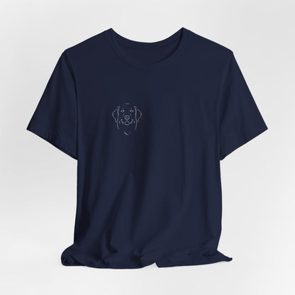 Golden Retriever premium minimalist t-shirt - SniffWaggleNWalk