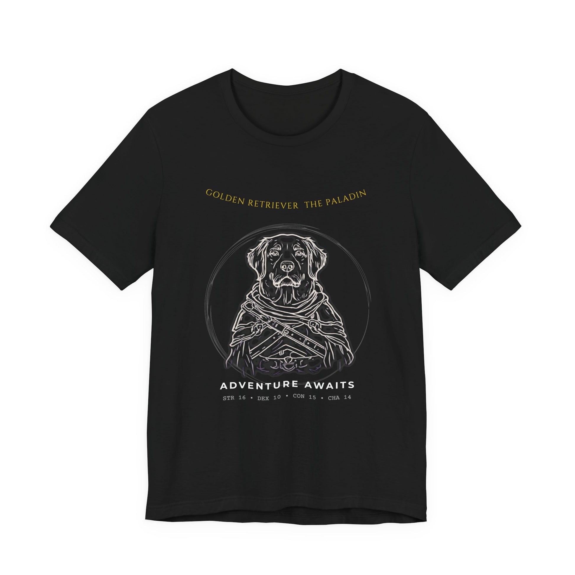 Golden Retriever The Paladin T-Shirt colour options