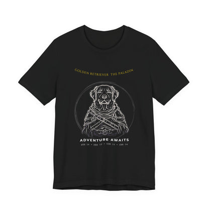 Golden Retriever The Paladin T-Shirt colour options