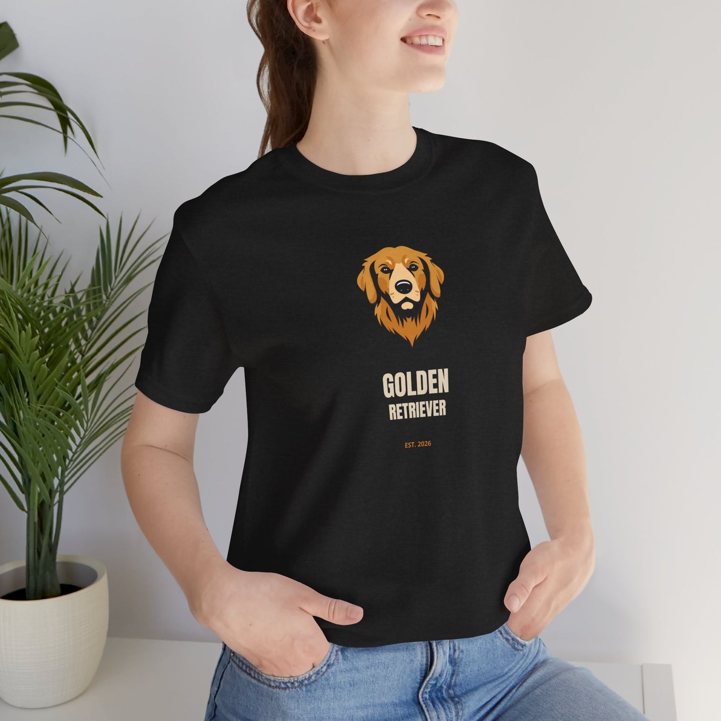 Golden Retriever vintage portrait t-shirt - SniffWaggleNWalk
