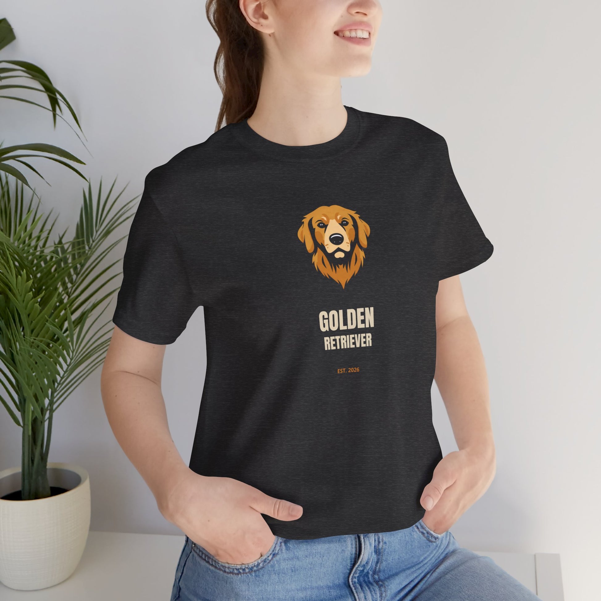 Golden Retriever vintage portrait t-shirt - SniffWaggleNWalk