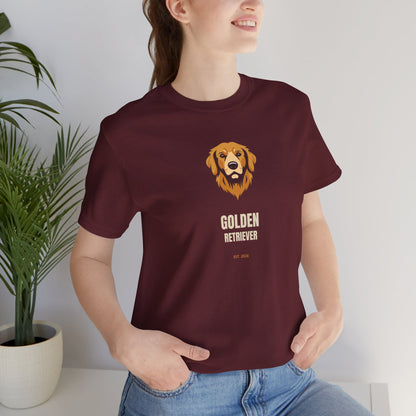 Golden Retriever vintage portrait t-shirt - SniffWaggleNWalk