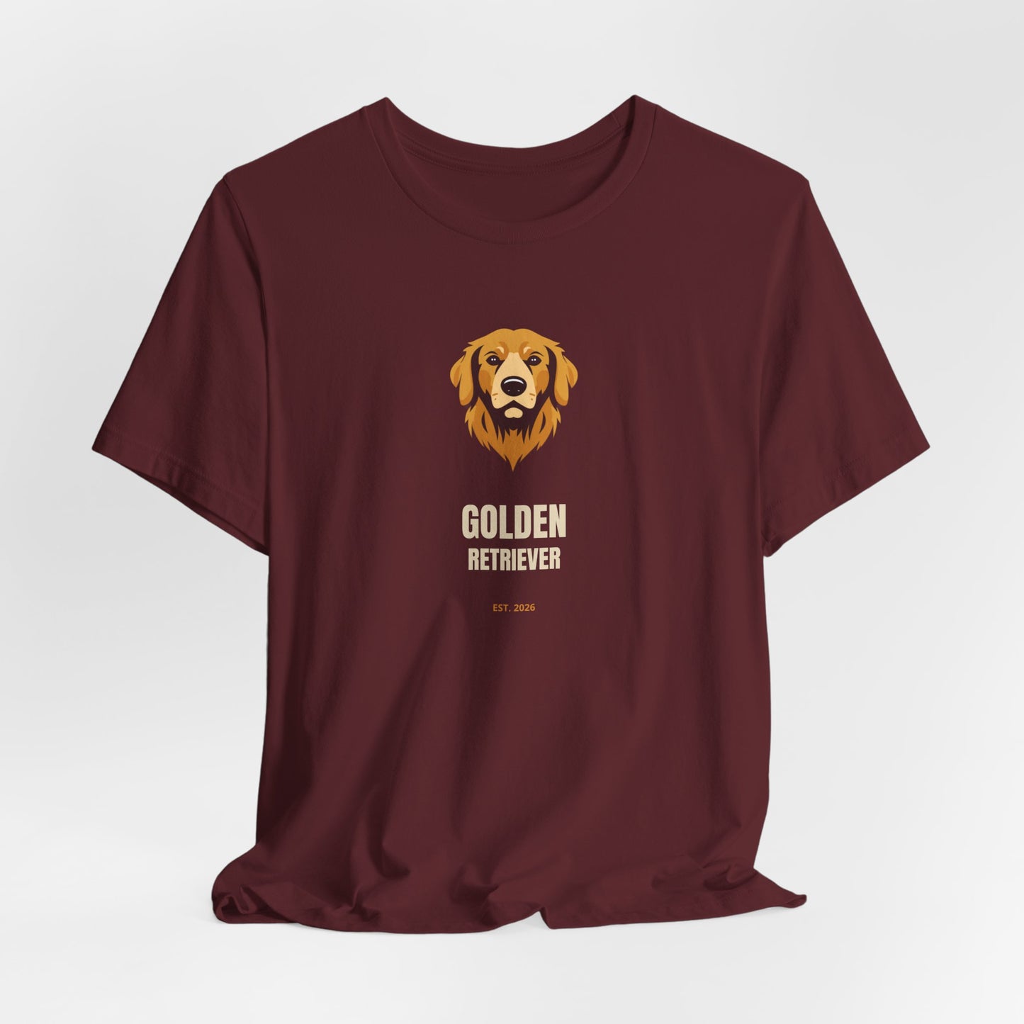 Golden Retriever vintage portrait t-shirt - SniffWaggleNWalk