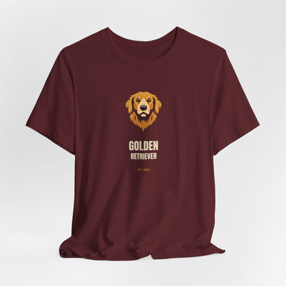 Golden Retriever vintage portrait t-shirt - SniffWaggleNWalk