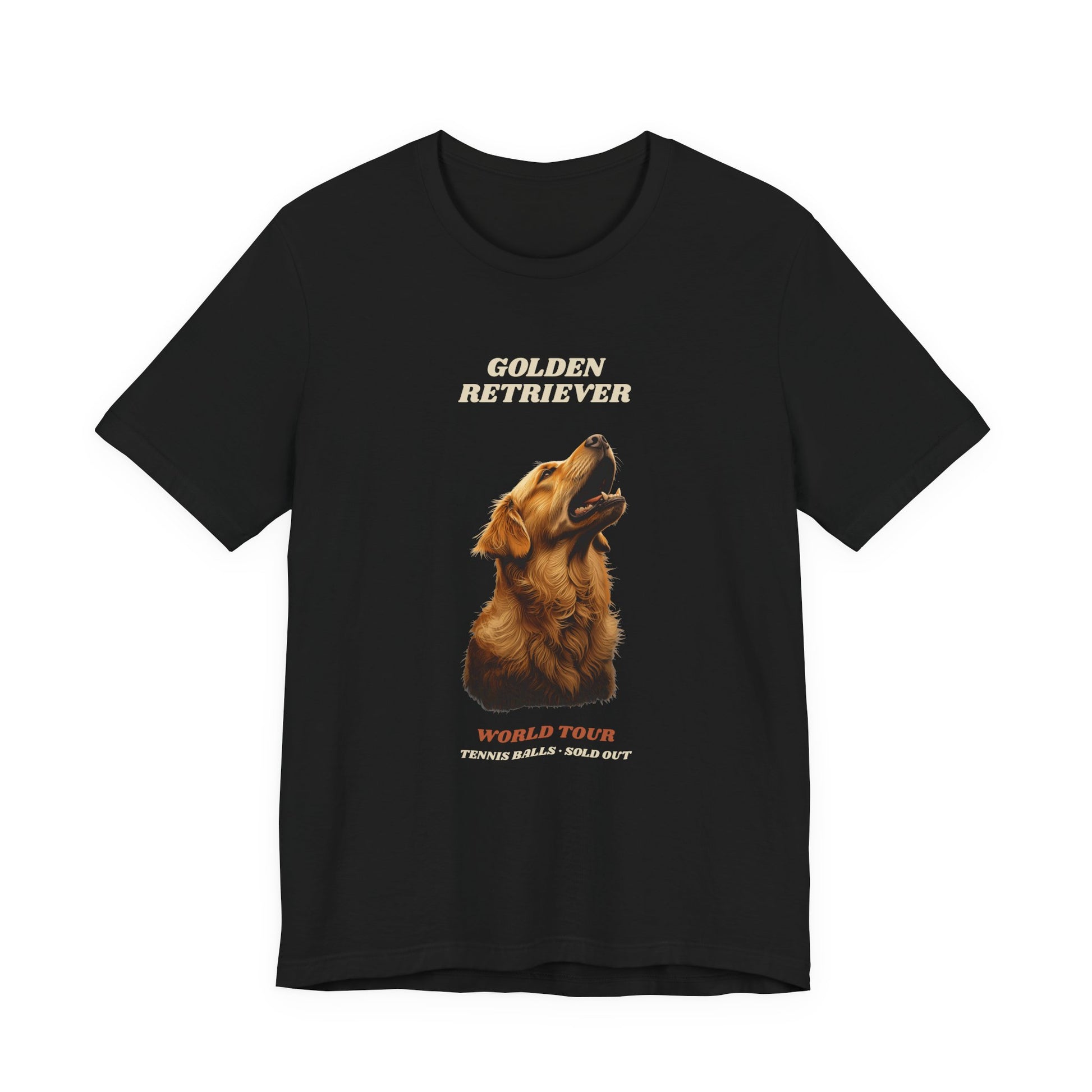 World Tour funny Golden Retriever vintage band tee
