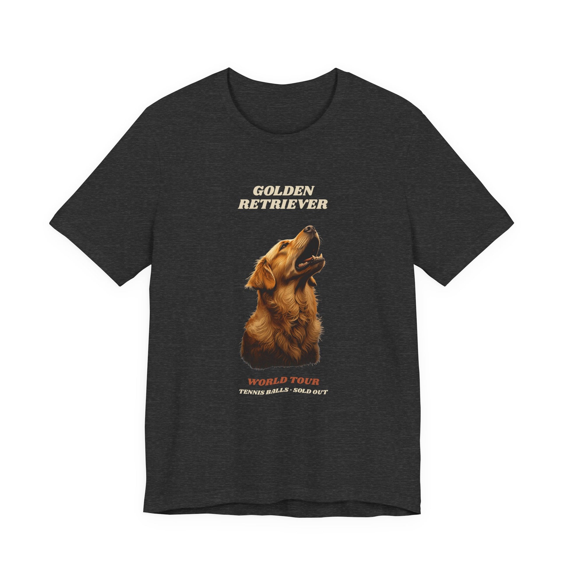World Tour funny Golden Retriever vintage band tee