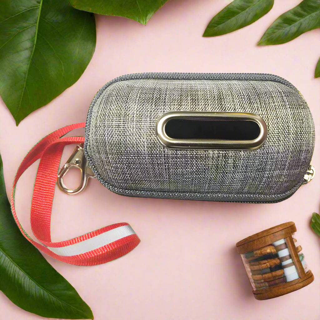 gray po bag holders- Sniff Waggle And Walk