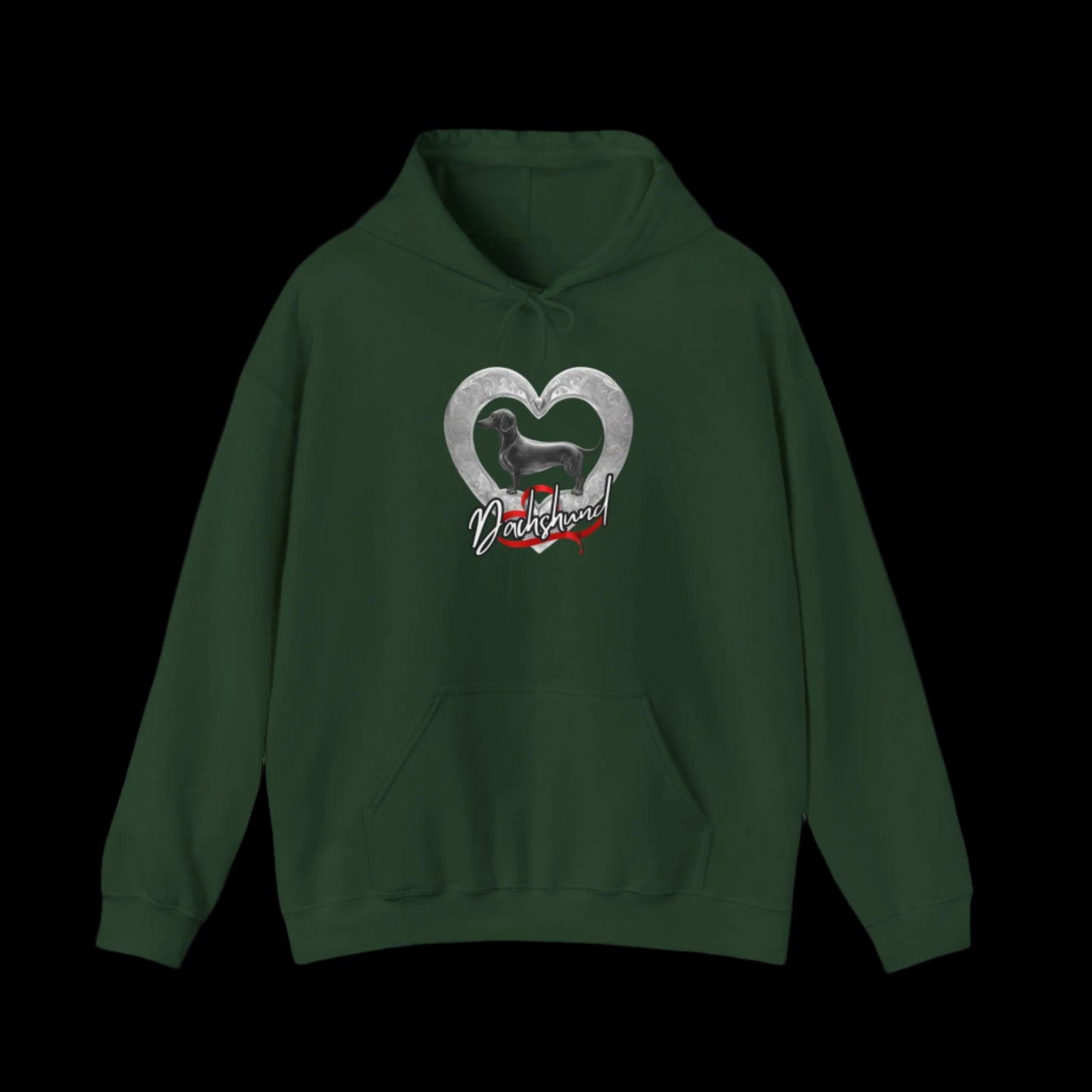 green best dachshund hoodie clothes sweatshirt premium sausage dog 