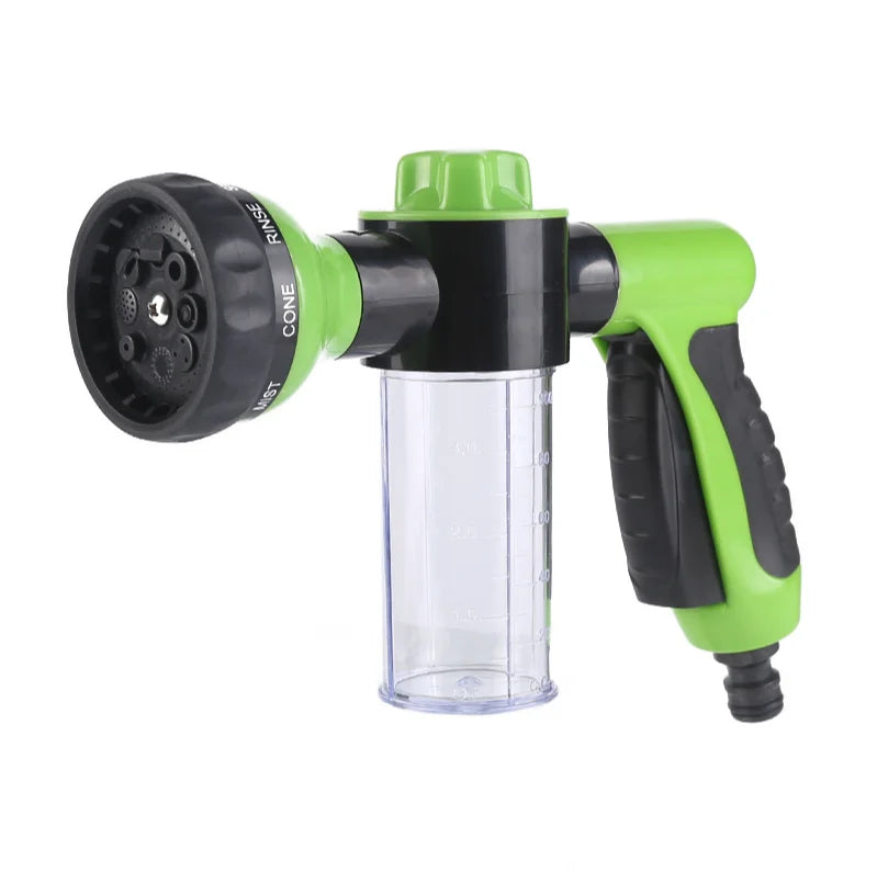 green High-pressure Dog Shower. - Sniff Waggle And Walk