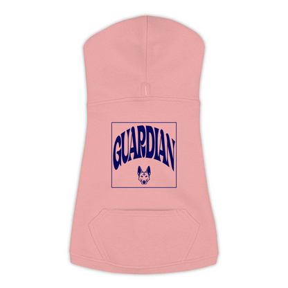 Guardian Hoodie in Mauvelous, size 2XL, bold GUARDIAN wordmark design