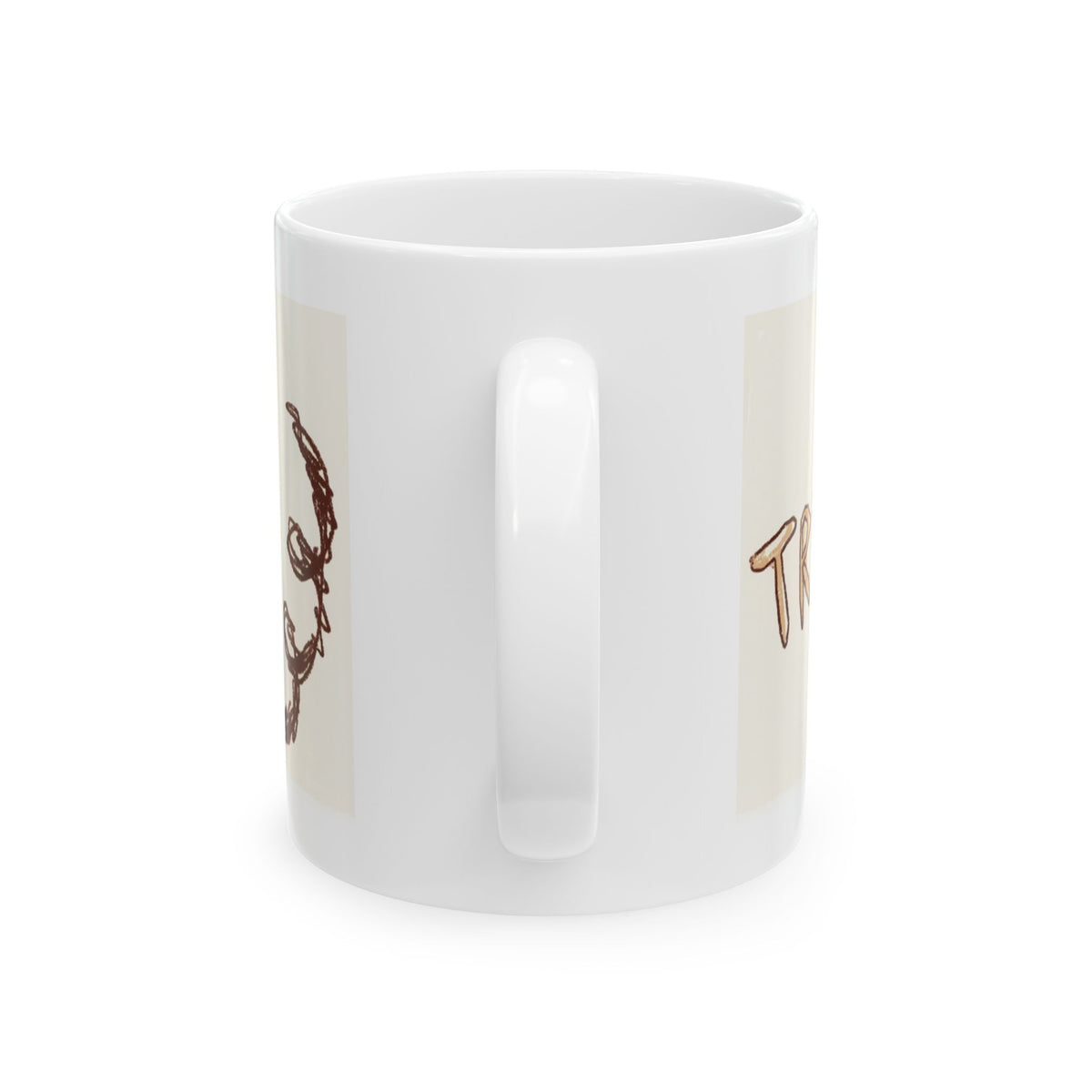 Labrador ceramic coffee mug, 11oz and 15oz hand-drawn style Lab gift - view 3