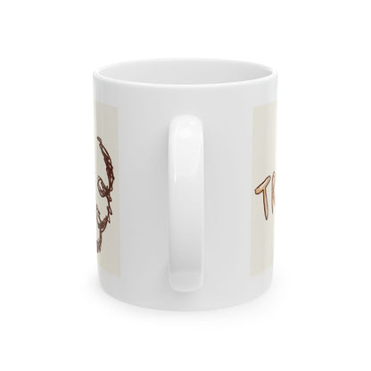 Labrador ceramic coffee mug, 11oz and 15oz hand-drawn style Lab gift - view 3