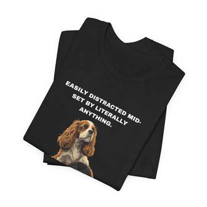 Home Gym Cocker Spaniel T-Shirt view 8 — SniffWaggleNWalk