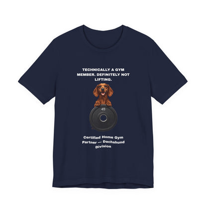 Home Gym T-Shirt - Funny Dachshund Unisex Tee - view 24